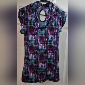 IZ Byer California Ruched Sleeve Blouse